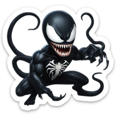 Venom symbiote sticker