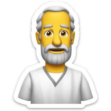 Homer is from Pakistan. He is a man.  sticker