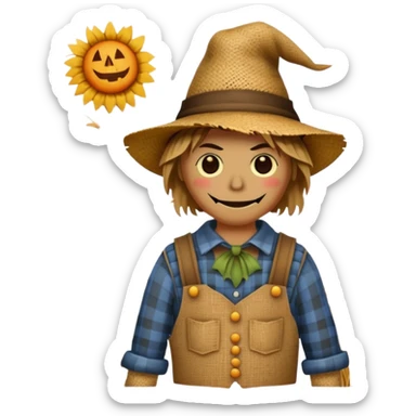 the scarecrow sticker
