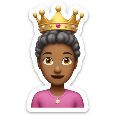 💁🏼‍♀️ This emoji With a crown on the head sticker