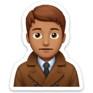 Chestnut man sticker