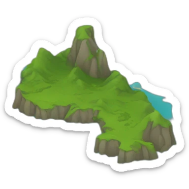 map-islands-Sakhalin sticker