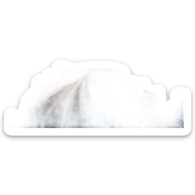 8 inch deep Snow covered country roads on a beautiful landscape  sticker