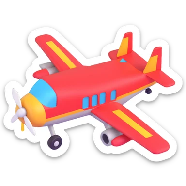 a gear, plane sticker