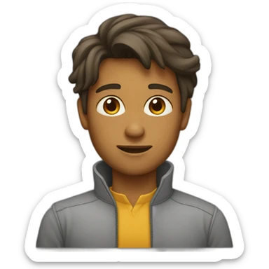 Homme d'en une fem sticker