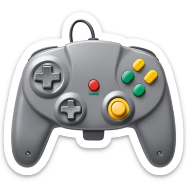 nintendo 64 controller sticker