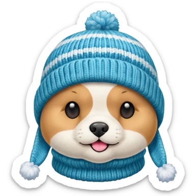 Winter Beanie Pet sticker