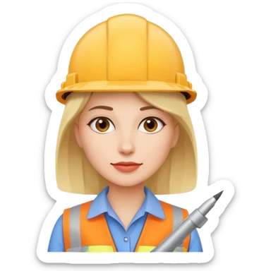 female architect sticker