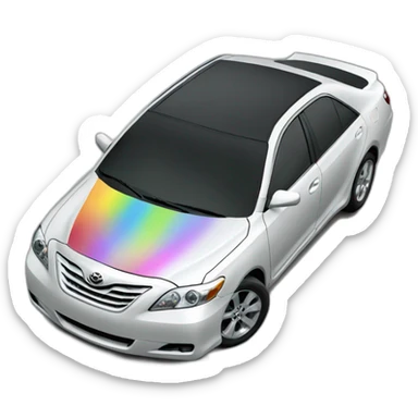 2007-Toyota-Camry-Rainbow sticker
