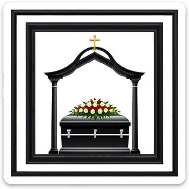 Funeral home  sticker