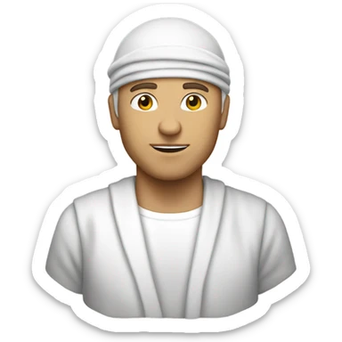 A white Texas conservative man with a durag  sticker