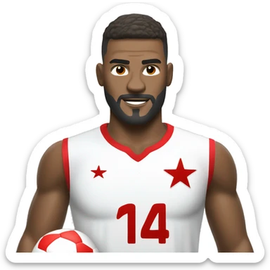 Red star belgrade player sticker