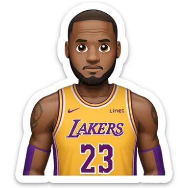 LeBron James sticker