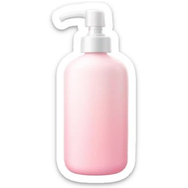 Pink lotion bottle sticker
