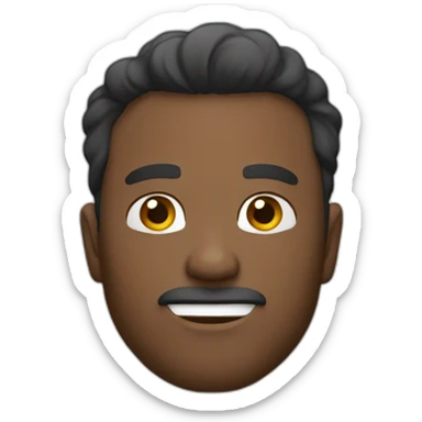 homme qui se gratte la tête  sticker