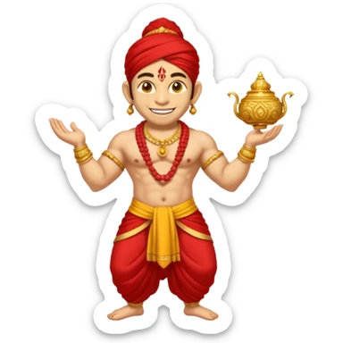 Cute hanuman ji sticker