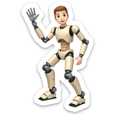 Ich fühle mich fröhlich, weil ich taglich positive Lust habe. Außerdem habe ich gestren Unfall gemacht. Uhhh aber … ich bin stark 💪🏼🦿🦾 sticker