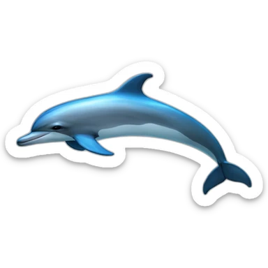 dolphin tracer sticker