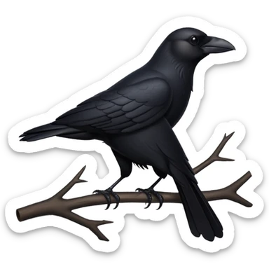 Black Crow sticker