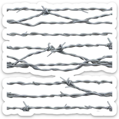 Barbed wire  sticker