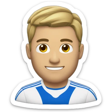 dejo el equipo de futbol porque juego pocos minutos sticker