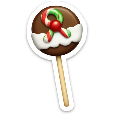 Christmas lolly  sticker