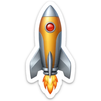 rocket sticker