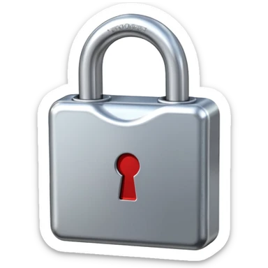 candado abierto sticker