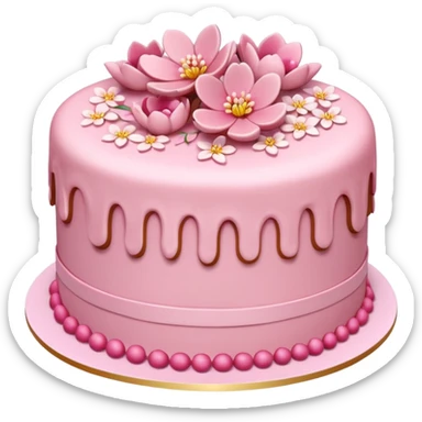sakura cake  sticker