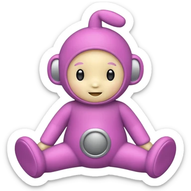 teletubby pink sticker