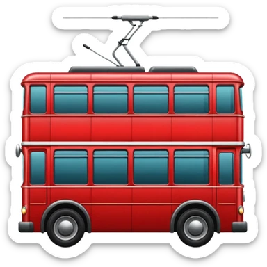 trolleybus sticker