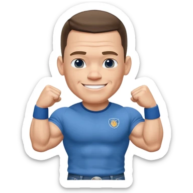 John cena chibi  sticker