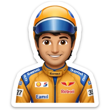 carlos sainz sticker