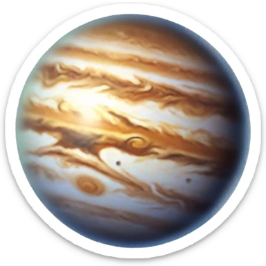 Jupiter planet iOS emoji sticker