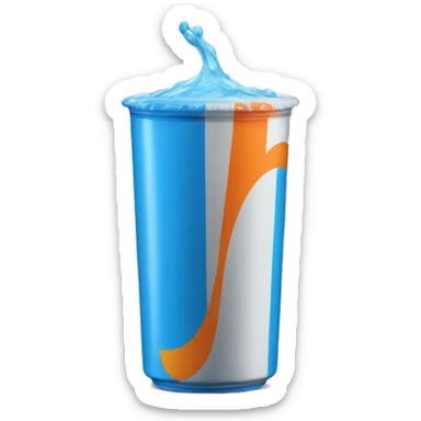 Gatorade blue sticker