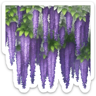 Wysteria Tree sticker