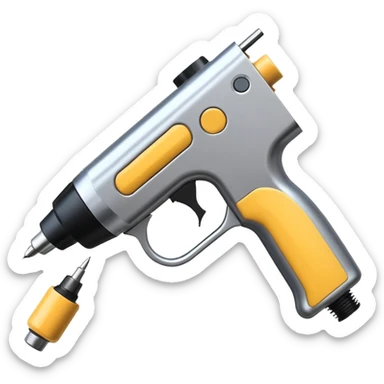 tattoo needle in portable tatto gun sticker