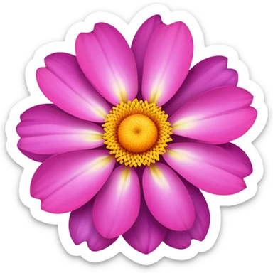 beautiful flower sticker