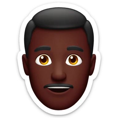 Dark red shades only sticker