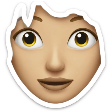 blonde bikini sticker