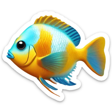 Tropical Fish sticker