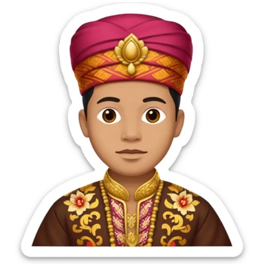 Kala mi'raj dirga laki laki sticker