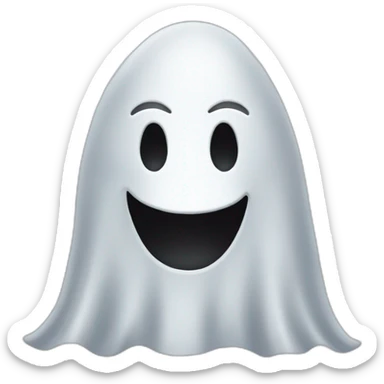ghost-emoji-with-peace-sign sticker