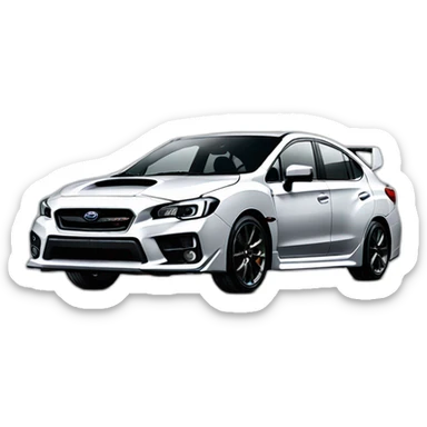 Subaru WRX hatchback sticker
