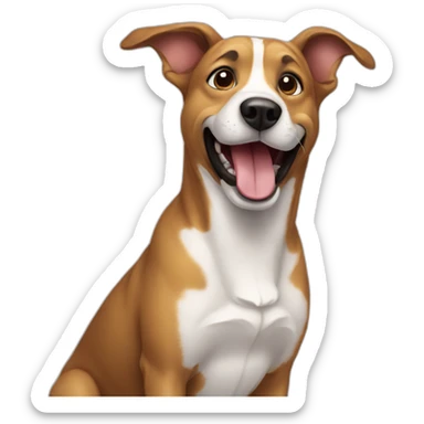 dog-happy sticker