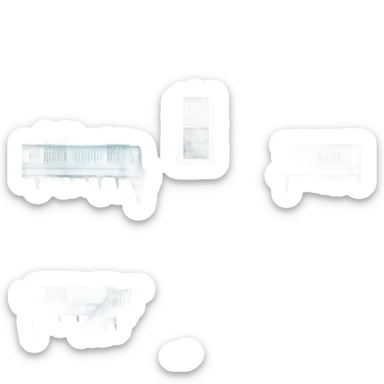 Charleston icy rainbow row sticker