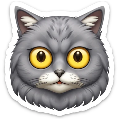Buho gato sticker