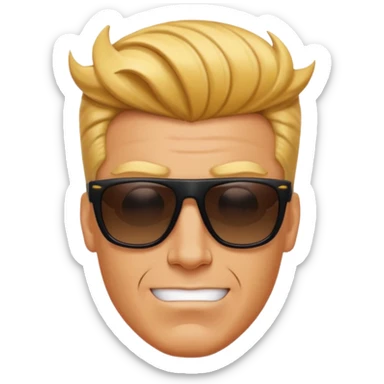 Johnny bravo sticker