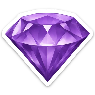 Purple diamond  sticker