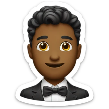 little gentleman sticker